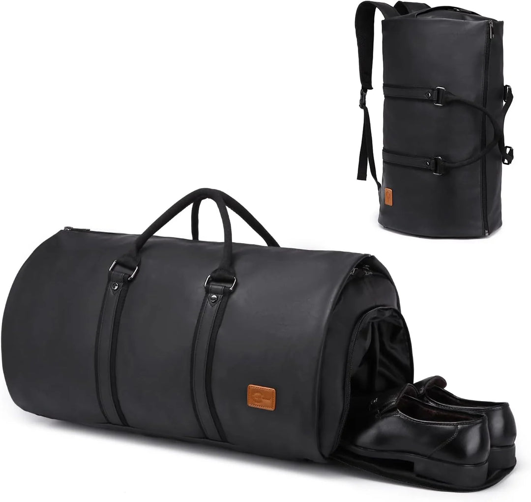 Kledingtas Weekendtas 2-in-1 – PU Leer, Handbagage