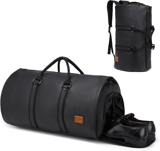 Kledingtas Weekendtas 2-in-1 – PU Leer, Handbagage