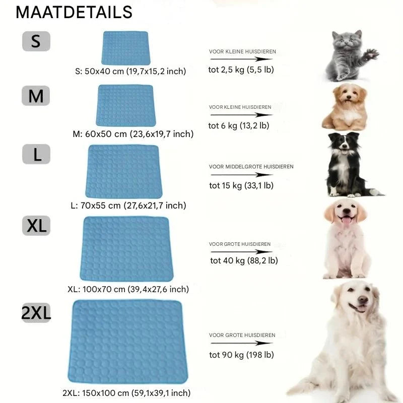 Koelmat Huisdieren – Verkoelende Mat voor Hond & Kat