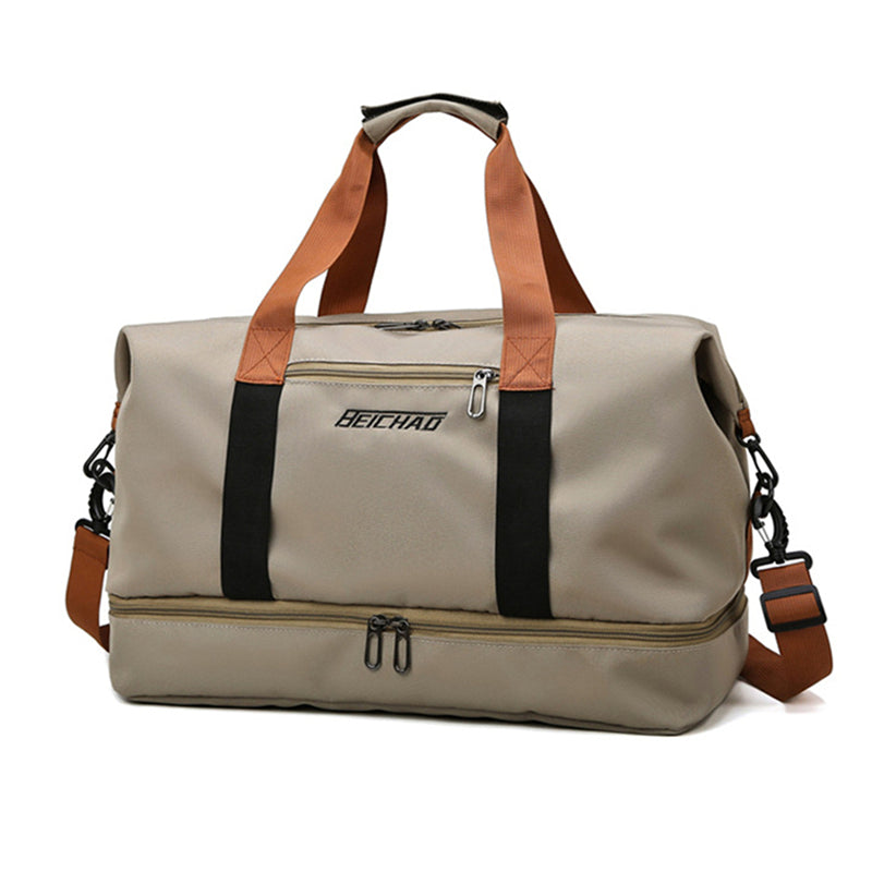 Travel and sports bag - handy bag for vacation, sports, weekend getaway or day trip - for men and women