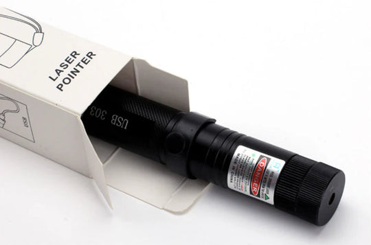 Laserpointer met Verstelbare Focus en USB Oplaadfunctie