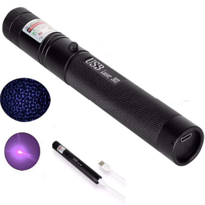 Laserpointer met Verstelbare Focus en USB Oplaadfunctie