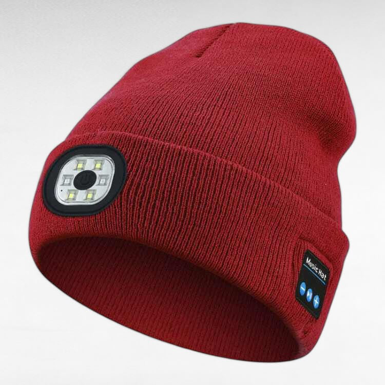 LED Bluetooth Muts – Beanie met Ingebouwde Koptelefoon & Licht