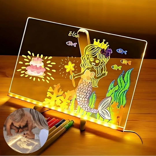 LED Tekenbord – Oplichtend Schrijfbord voor Kinderen