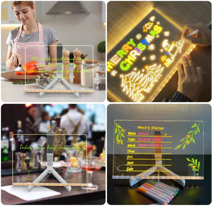 LED Tekenbord – Oplichtend Schrijfbord voor Kinderen