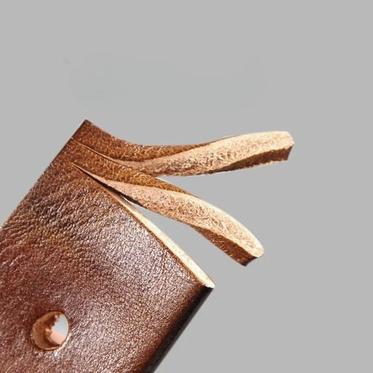 Leren Cowhide Riem Heren Verstelbaar