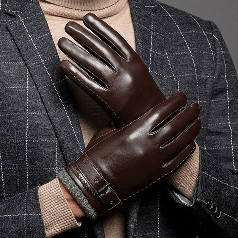 Leren Handschoenen – Touchscreen met Zachte Voering