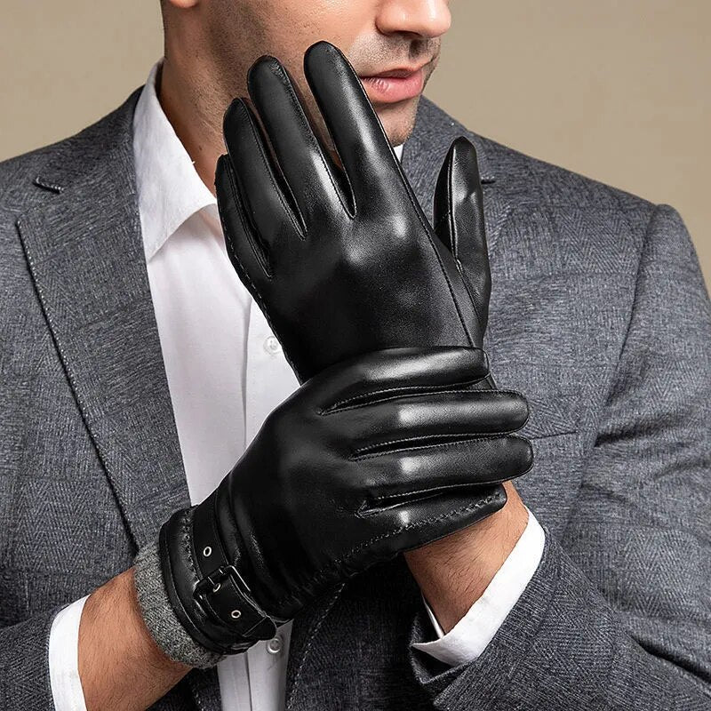 Leren Handschoenen – Touchscreen met Zachte Voering