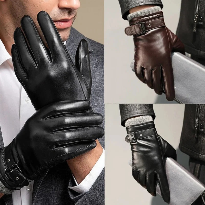 Leren Handschoenen – Touchscreen met Zachte Voering