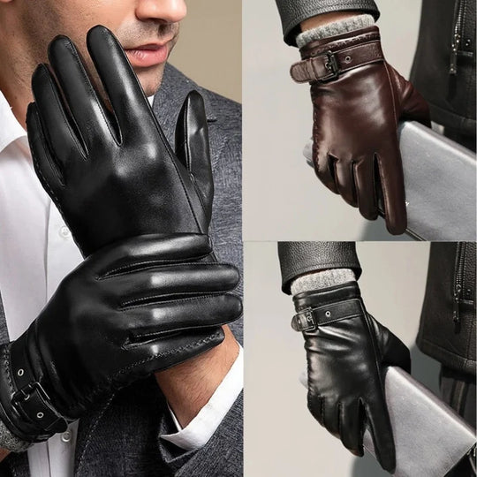 Leren Handschoenen – Touchscreen met Zachte Voering