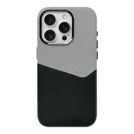 Leren iPhone 17 Hoesje met Pashouder – MagSafe & Antislip