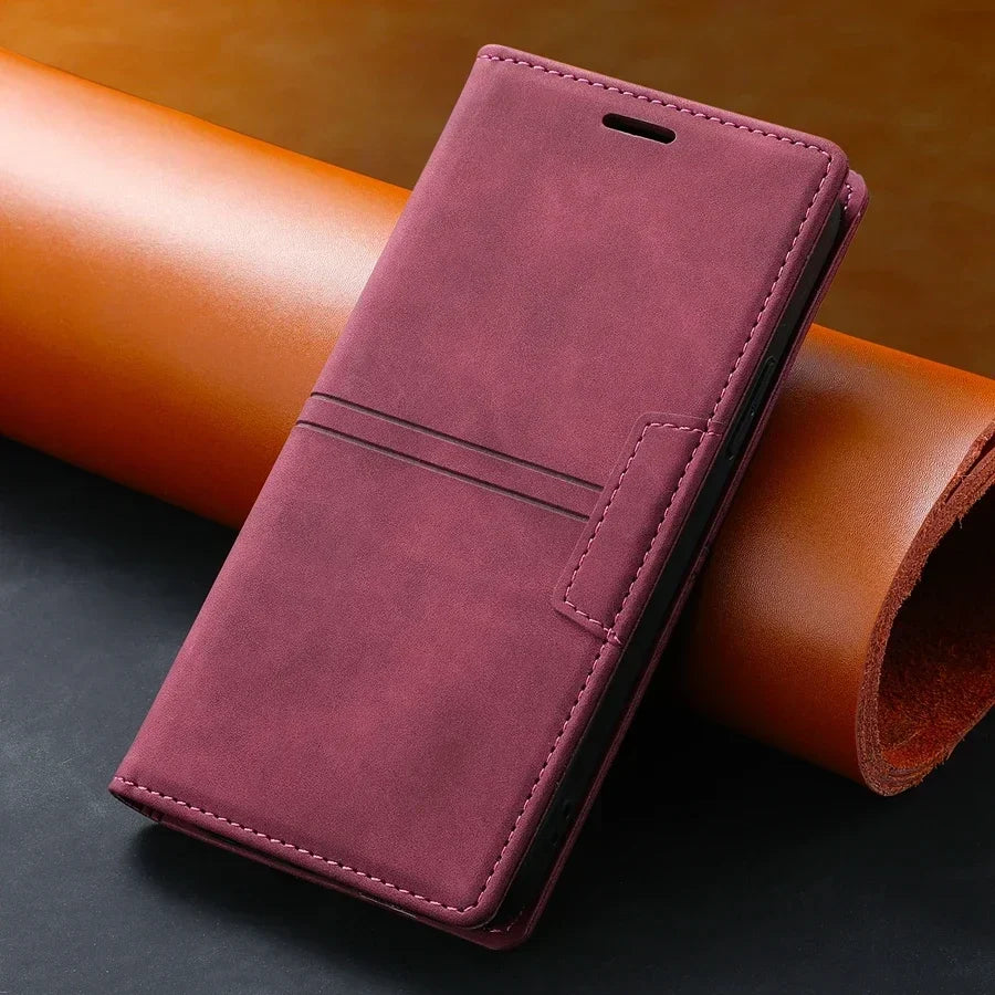 Leren Wallet Hoesje voor Google Pixel – Flip Case met Pasjeshouder