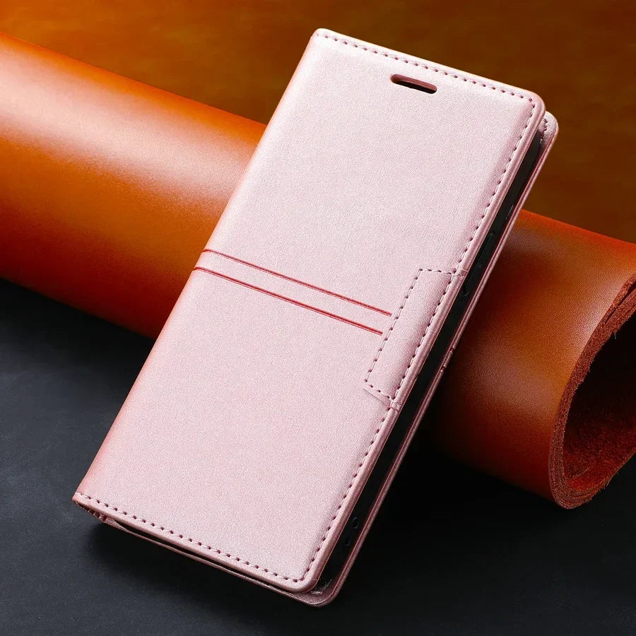 Leren Wallet Hoesje voor Google Pixel – Flip Case met Pasjeshouder