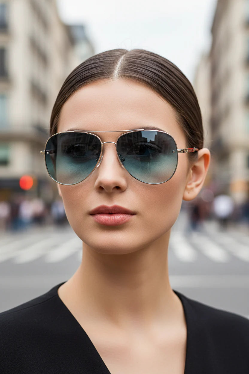 Lichtgewicht Pilotenzonnebril Dames – Anti-reflectie & UV-bescherming
