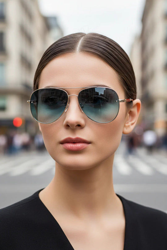 Lichtgewicht Pilotenzonnebril Dames – Anti-reflectie & UV-bescherming