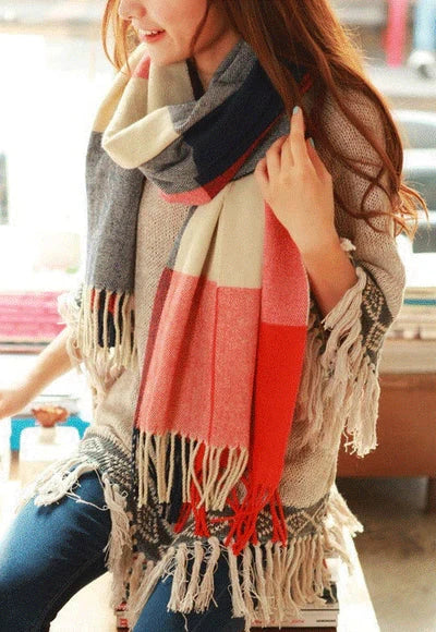 Luxe Kasjmier Sjaal Dames – Zacht & Warm voor de Winter