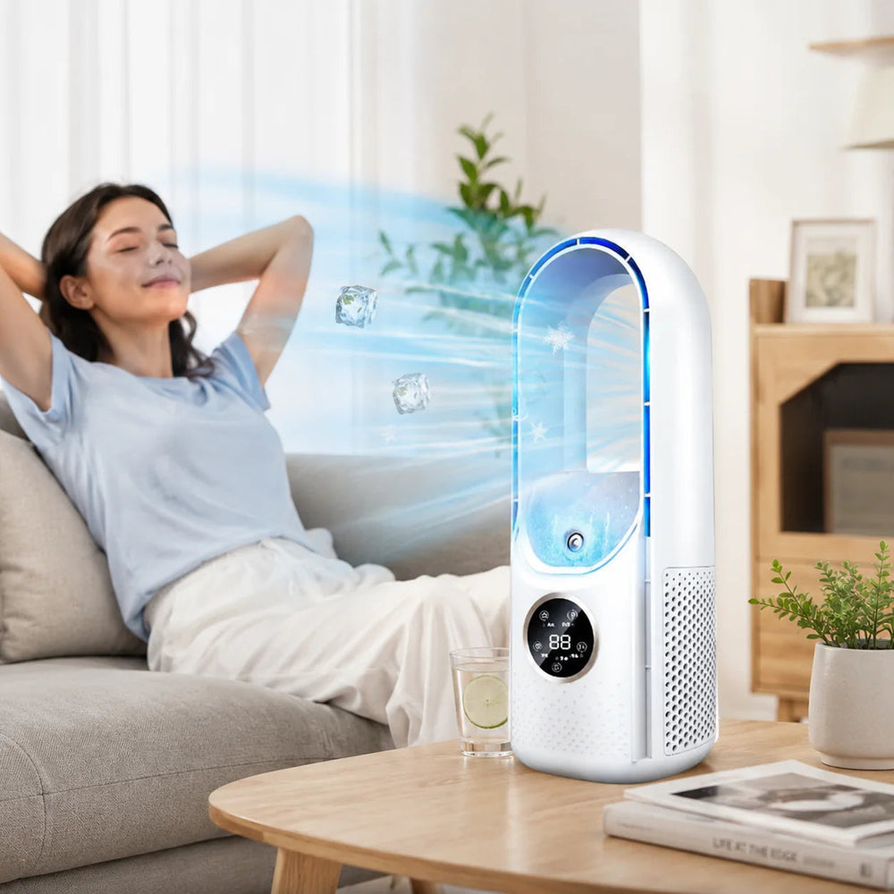 Mini Airconditioner – Draadloos, Stil & Bladeless