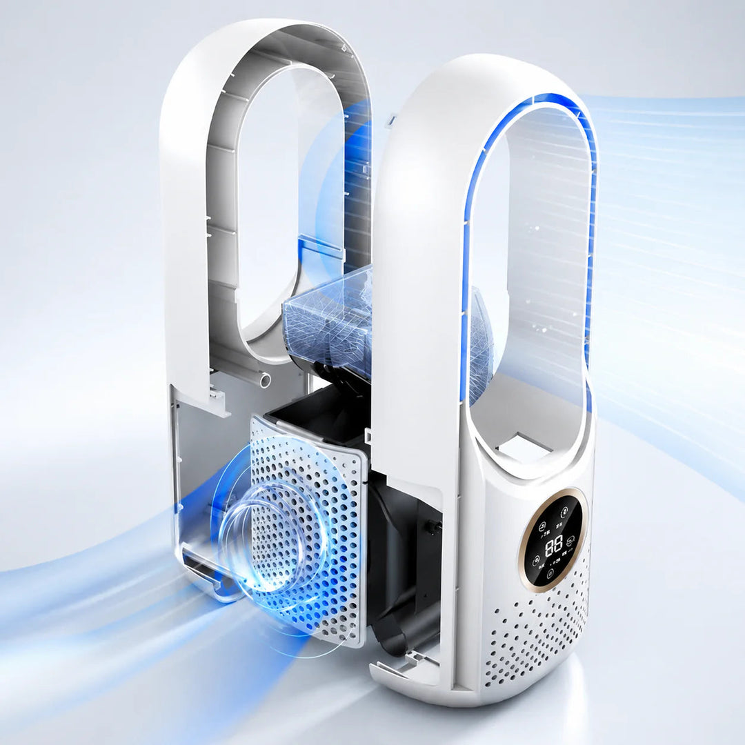 Mini Airconditioner – Draadloos, Stil & Bladeless