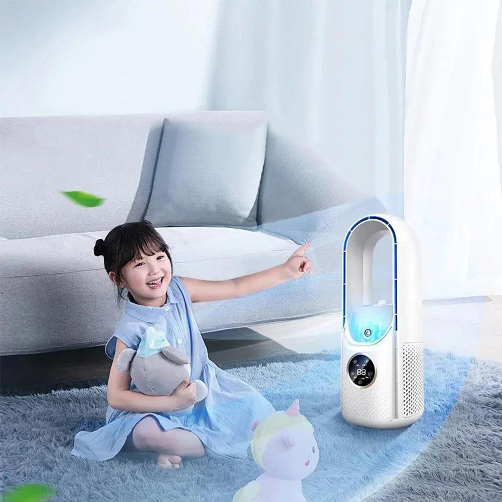 Mini Airconditioner – Draadloos, Stil & Bladeless