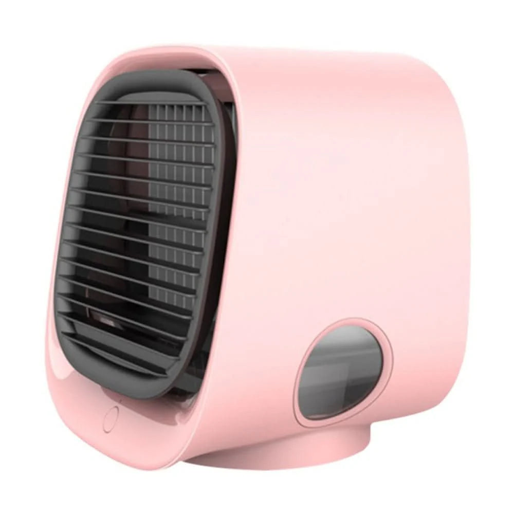 Mini Luchtkoeler 2-in-1 – Luchtbevochtiger & USB Ventilator met LED