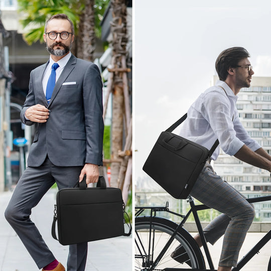 Multifunctionele Laptop Schoudertas – 14/15/17 inch TSA-Compatibel voor Werk & Reizen