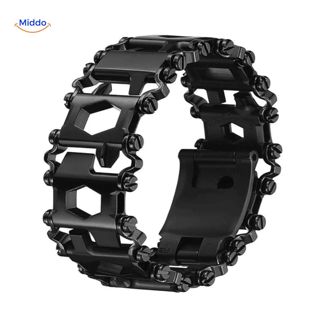 Multitool Armband RVS – 29 Gereedschappen in 1 Polsband