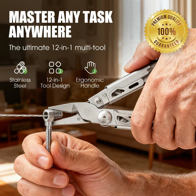 Multitool Tang 12-in-1 – Roestvrij Staal