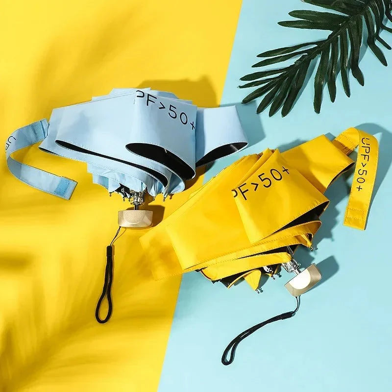 Opvouwbare Mini Paraplu – Compact met UV-bescherming & Windbestendig