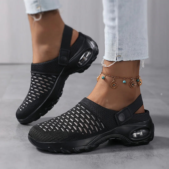 Orthopedische Clogs Dames – Mesh met Luchtkussen-Demping, Antislip