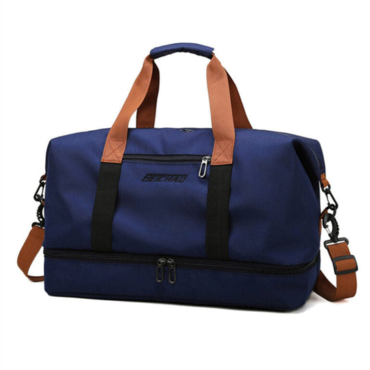 Travel and sports bag - handy bag for vacation, sports, weekend getaway or day trip - for men and women