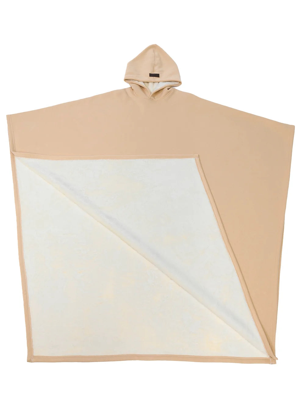Poncho Jas met Capuchon – Teddyvoering, Unisex