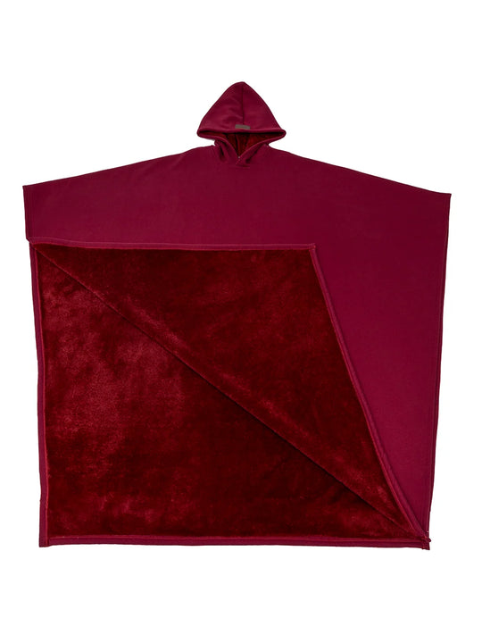 Poncho Jas met Capuchon – Teddyvoering, Unisex