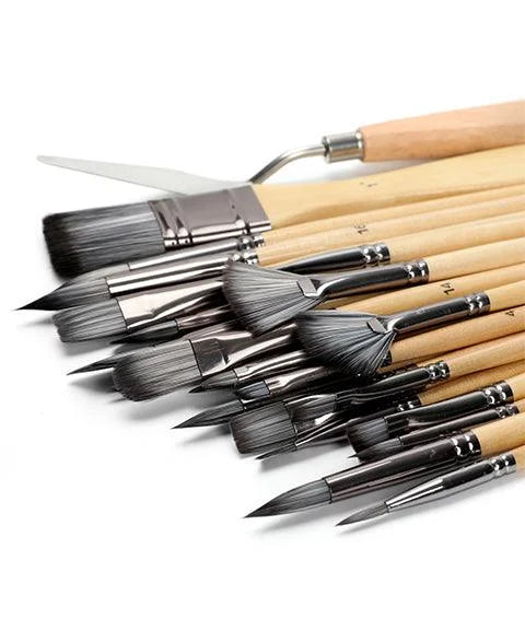 Professionele Penselenset 24 Stuks Hout