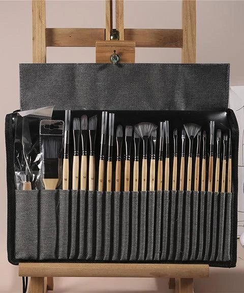 Professionele Penselenset 24 Stuks Hout