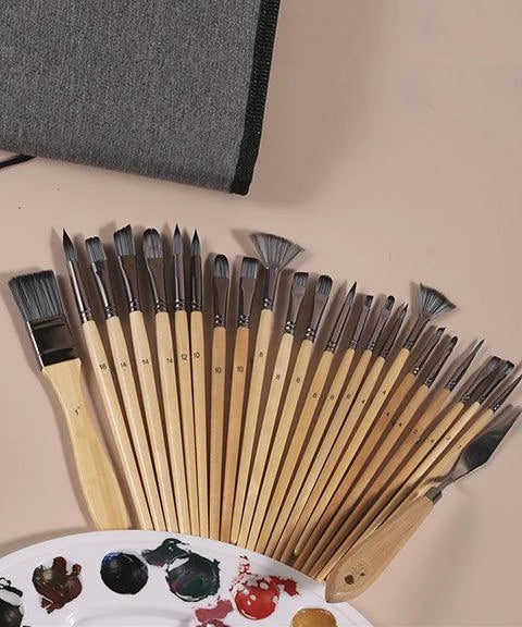 Professionele Penselenset 24 Stuks Hout
