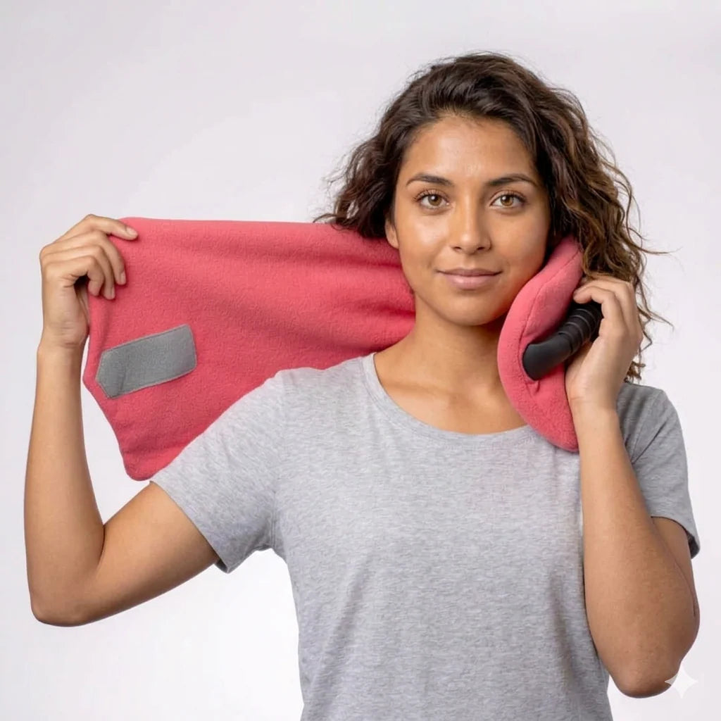 Reisnekkussen Unisex – Rechtop Neksteun voor Vliegtuig & Auto