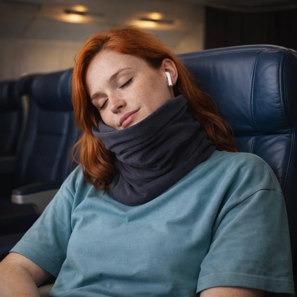 Reisnekkussen Unisex – Rechtop Neksteun voor Vliegtuig & Auto