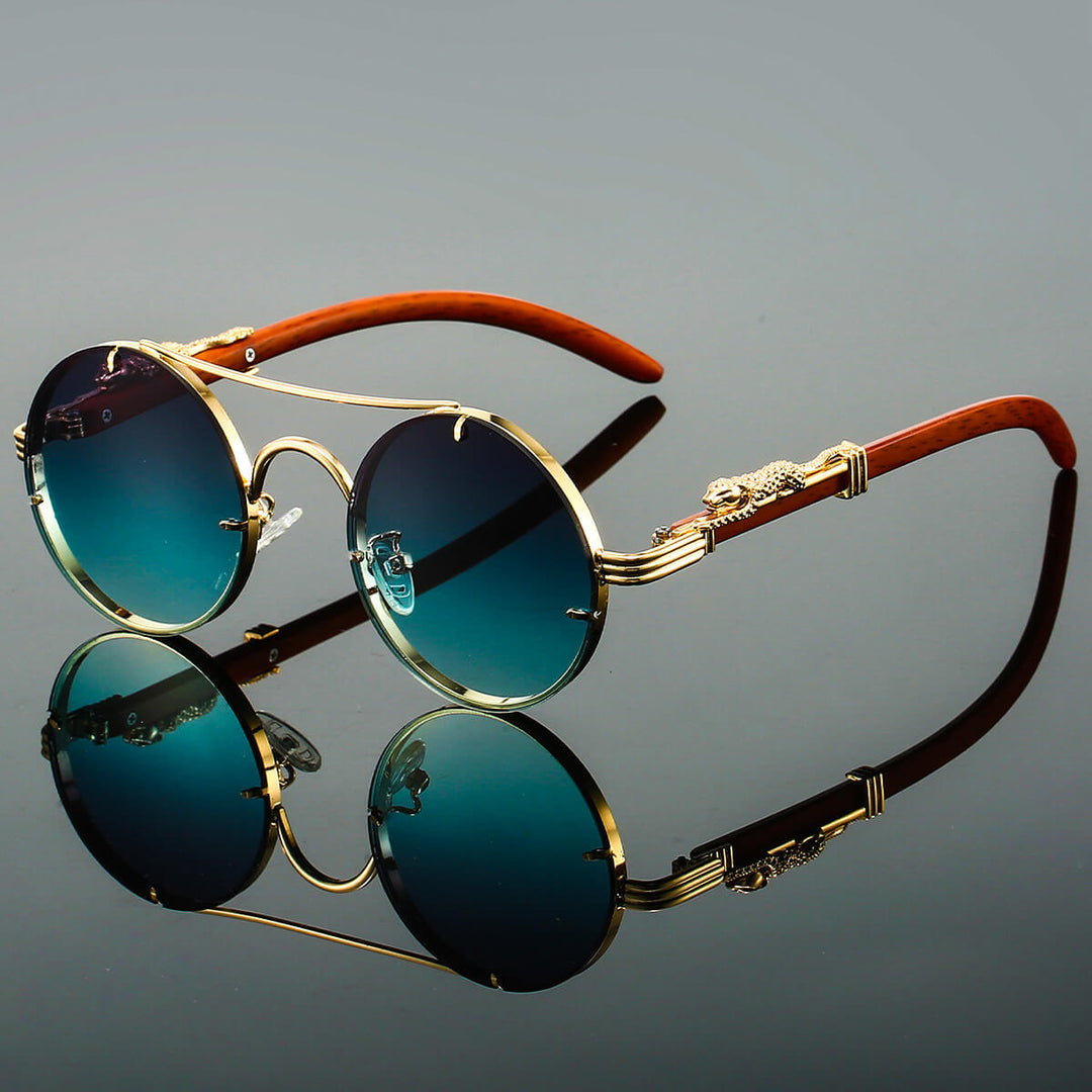 Retro Zonnebril met Oversized Montuur - UV400 Bescherming