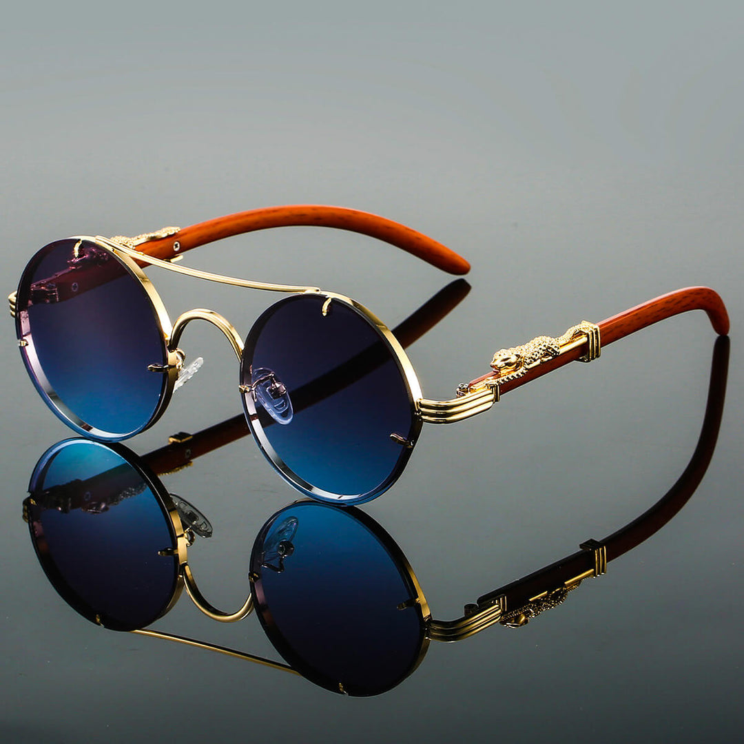 Retro Zonnebril met Oversized Montuur - UV400 Bescherming