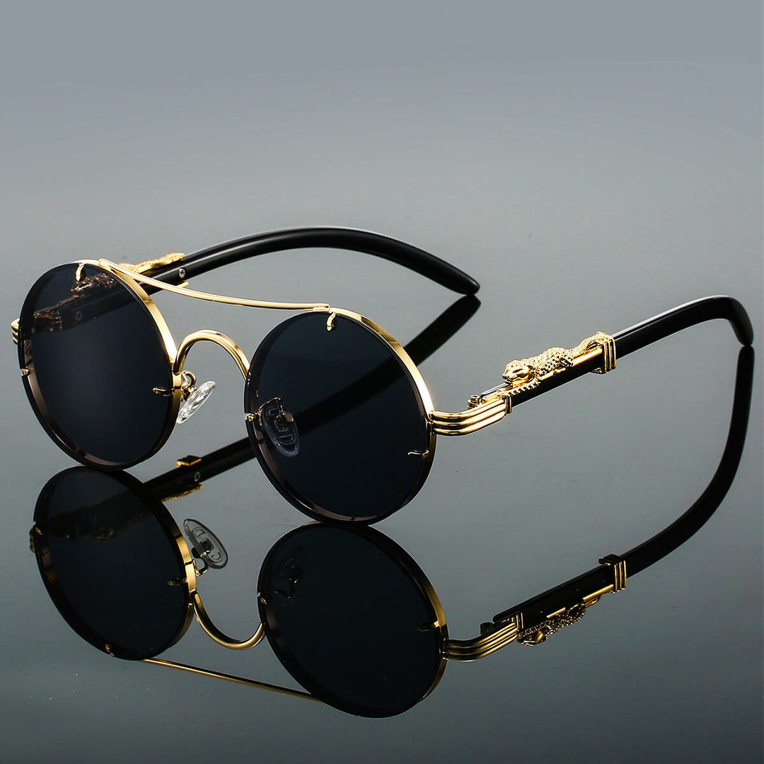 Retro Zonnebril met Oversized Montuur - UV400 Bescherming