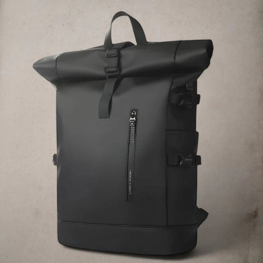 Roll-Top Rugzak Waterdicht – Urban Laptoprugzak voor Werk & Reizen