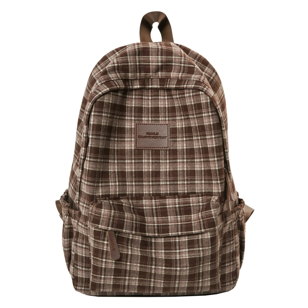 Rugzak – Casual met Ruitpatroon