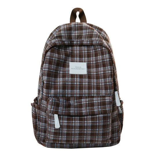 Rugzak – Casual met Ruitpatroon