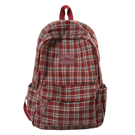 Rugzak – Casual met Ruitpatroon