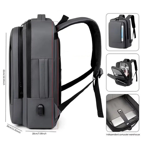 Rugzak met USB oplaadpoort