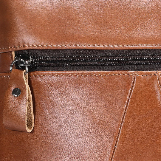 Schoudertas – Leren Herentas voor Werk &amp; Dagelijks