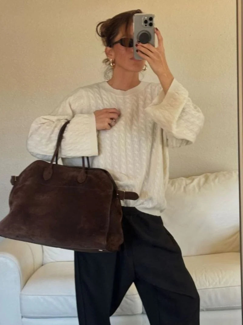 Shopper Tas Suède Look – Henna