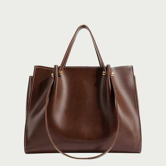 Shopper Tas Vegan Leer – Handgemaakt & Duurzaam, Ruim