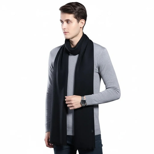 Sjaal – Kasjmier Langsjaal in Effen Design