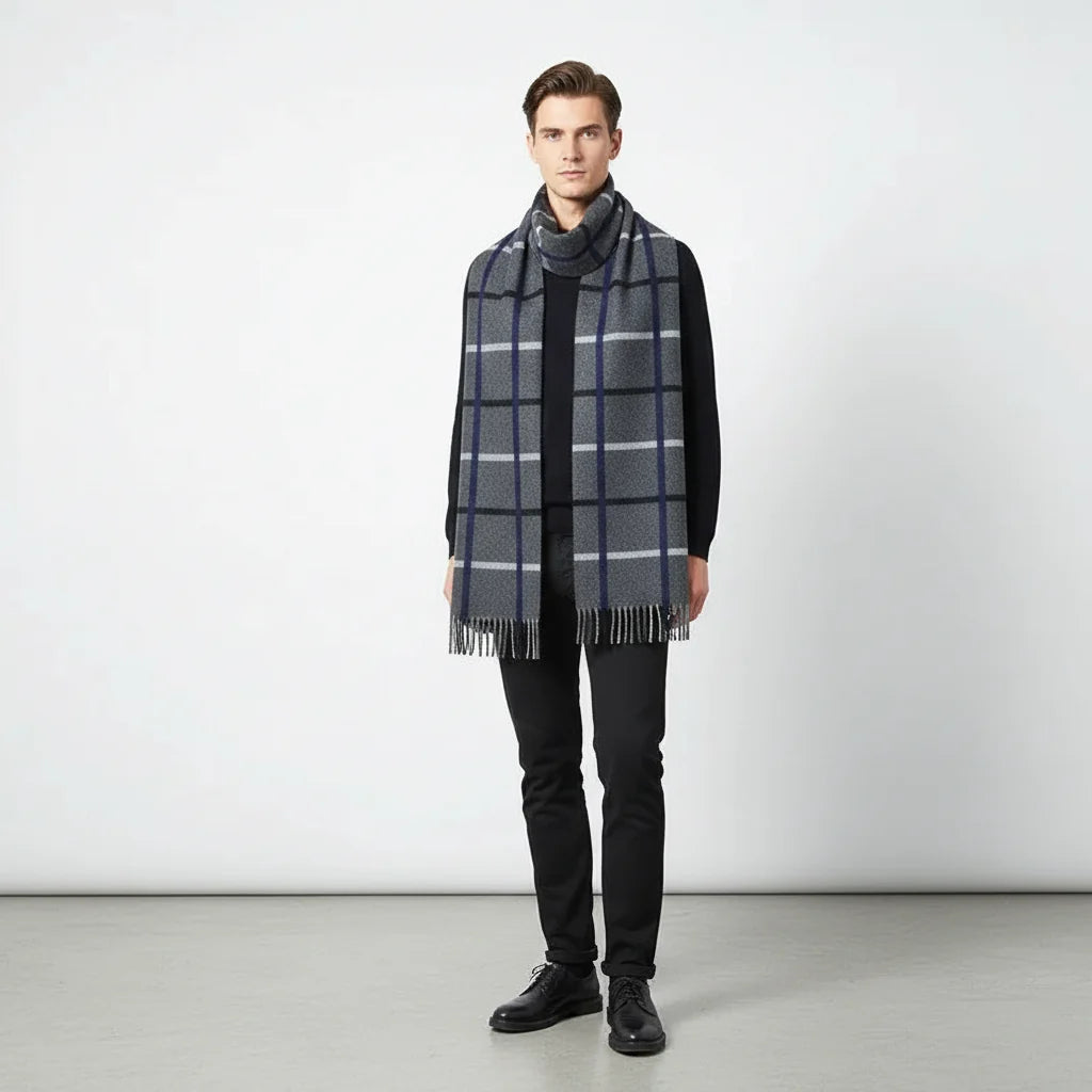 Sjaal – Kasjmier Langsjaal in Effen Design